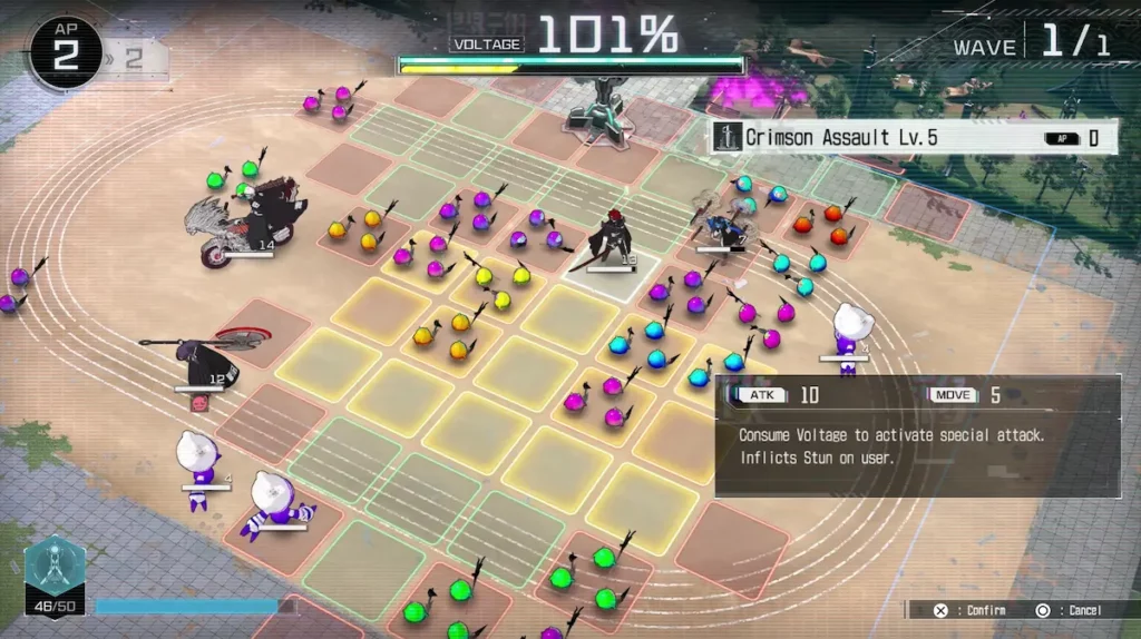 Une séquence de combat de The Hundred Line