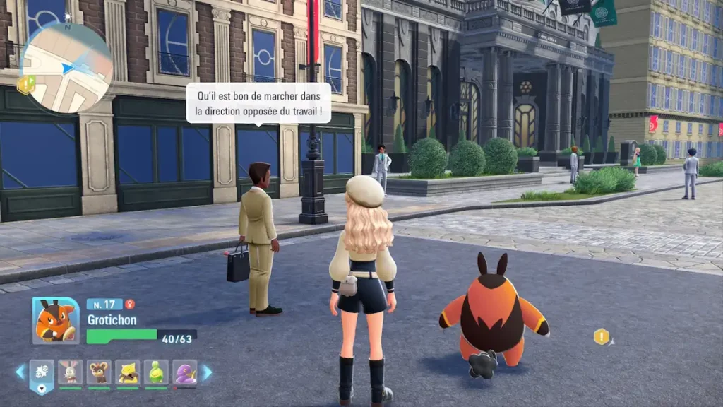 Un dialogue amusant dans Légendes Pokémon : Z-A